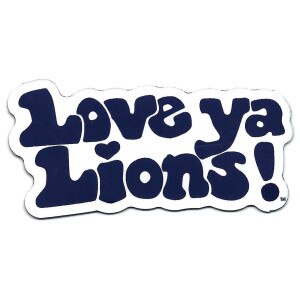 auto magnet Love Ya Lions!